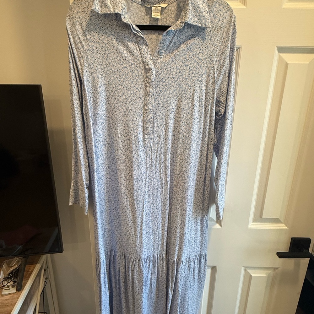 H&M Blue Floral Women's Dress